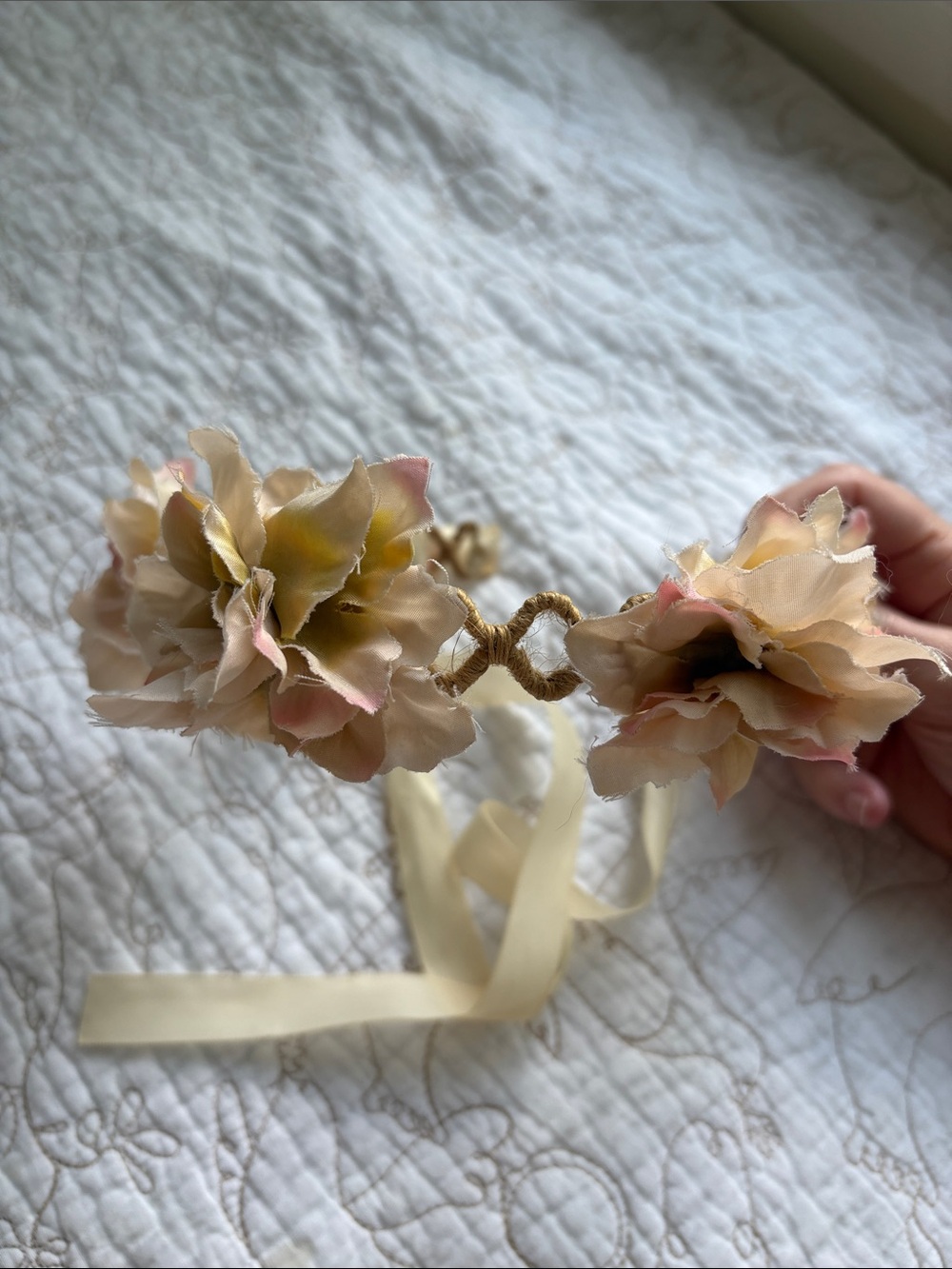 Boho flower crown, bridal, festival, one size